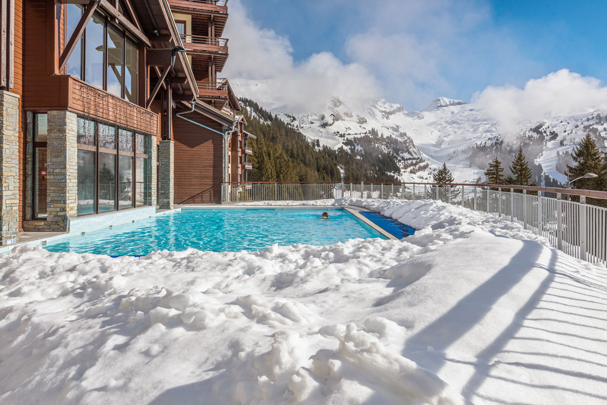 Outdoor Pool at Residence Les Terrasses d'Eos, Flaine